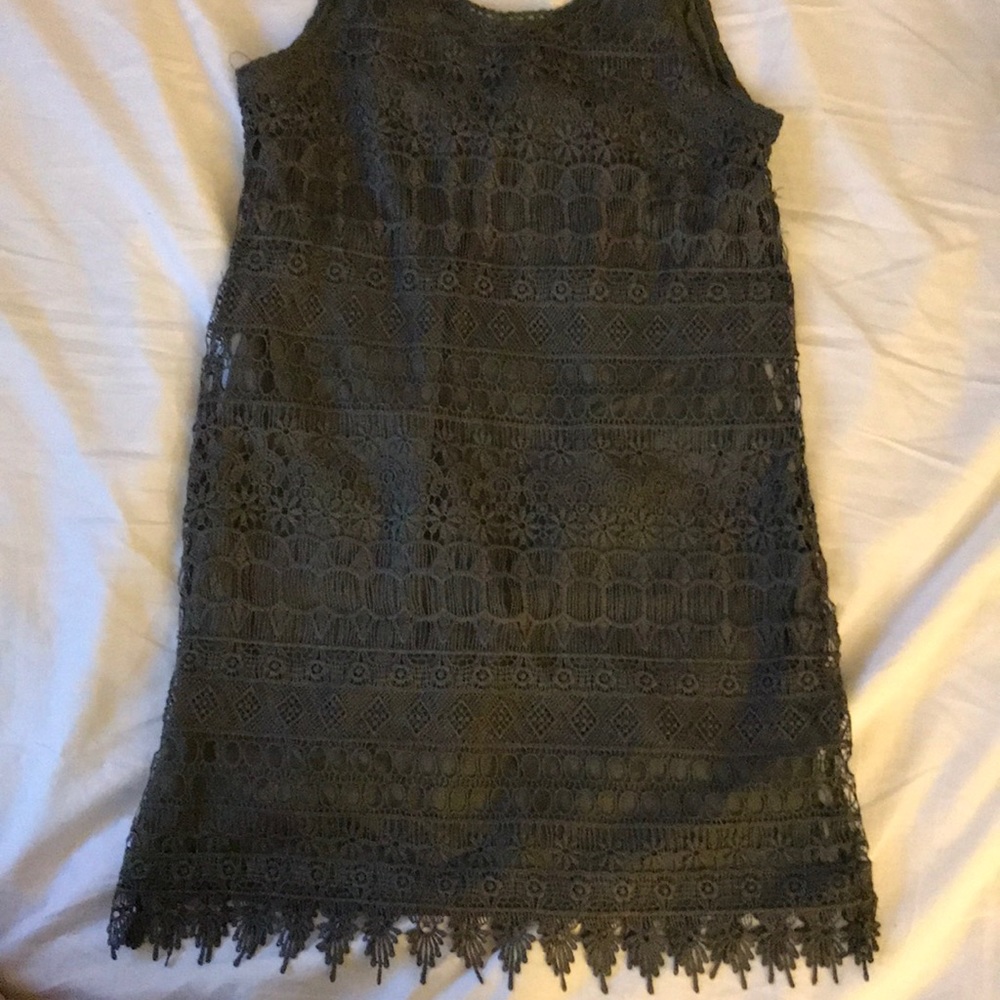 Beautiful olive green dress